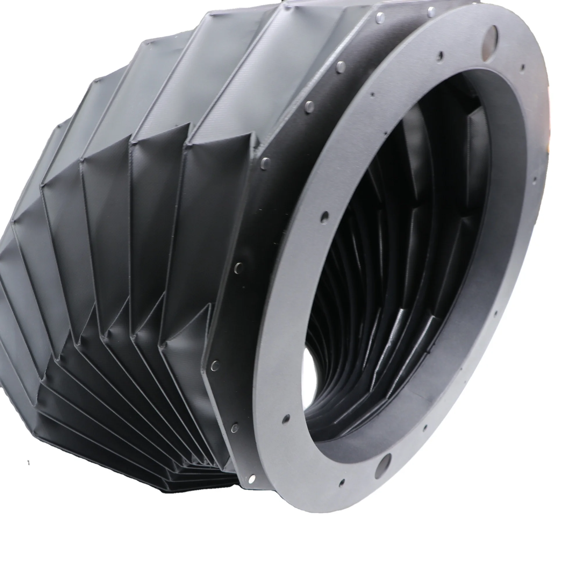 CNC machine bellows cover, protective cover OEM cylinder cover, octagon shape accordion cover
