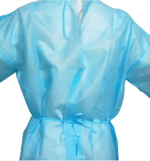 Spunbond Nonwoven Fabric Rolls For Disposable Isolation Gown S SS SMS TNT Nonwoven For Medical Disposable Gown