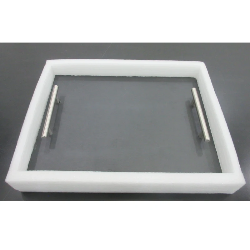 Large Black Natural Slate Tray  With Handles