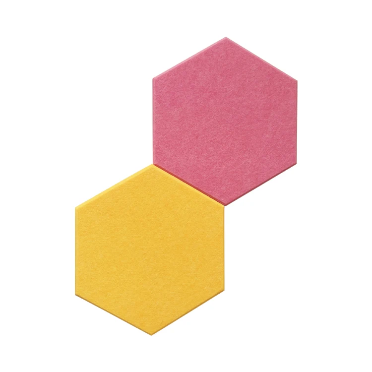 Hexagon Soundproofing Sound Absorbing Felt Tiles Acoustic Panel