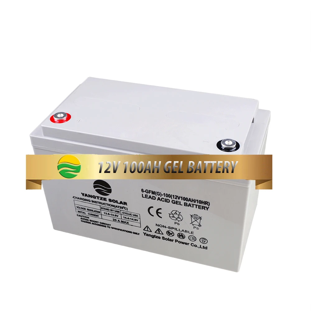 12V 100ah 150ah 200ah 250ah Gel Battery UPS Storage for Solar Energy System for Consumer Electronics
