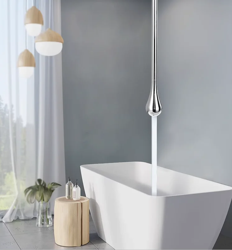 Hot Sale Ceiling Mounted Brass Basin Faucet Automatic Tap Touchless Sensor Basin Faucet