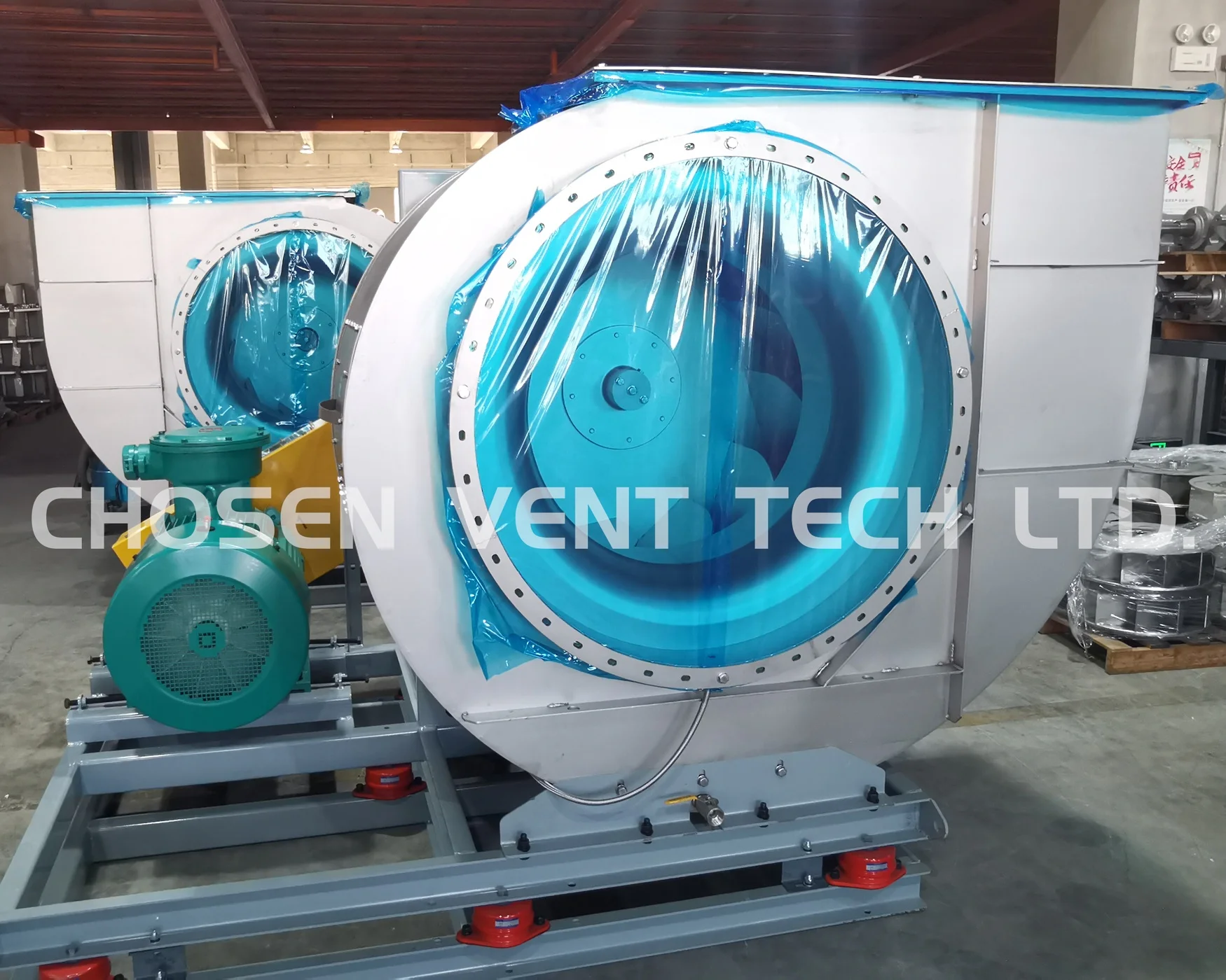 500mm 230V AC Backward Induced Draft Smoke Industrial Centrifugal Exhaust Fan