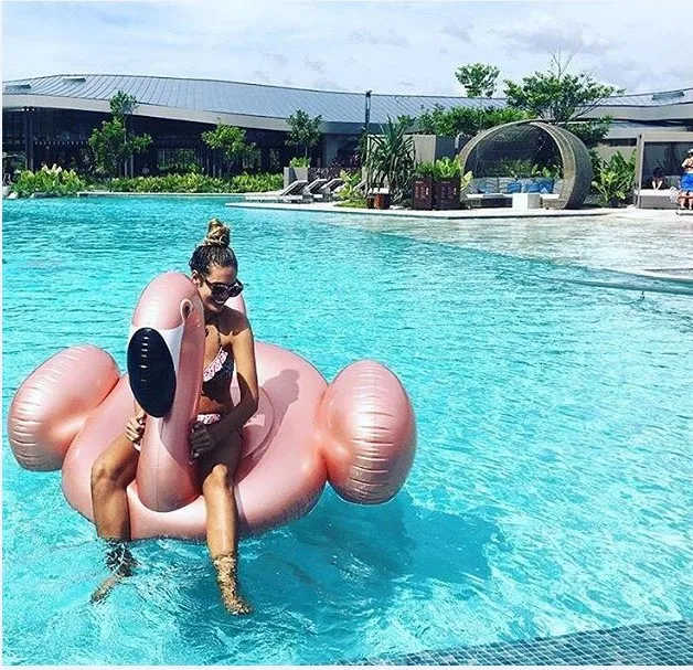 Высокое качество, изготовленный на заказ, ПВХ, фламинго, надувной плавательный бассейн, плавающая водная игрушка