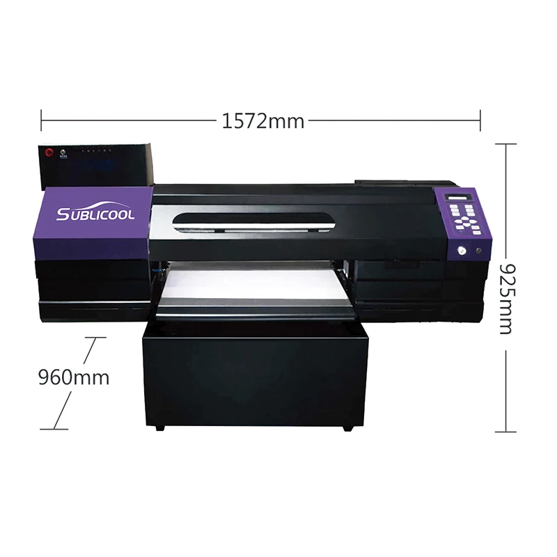 UV DTF Printer 60cm machine Inkjet Pet Film Sheet Sticker Uv Dtf Printing Machine Transfer Uv Dtf Sticker Printer