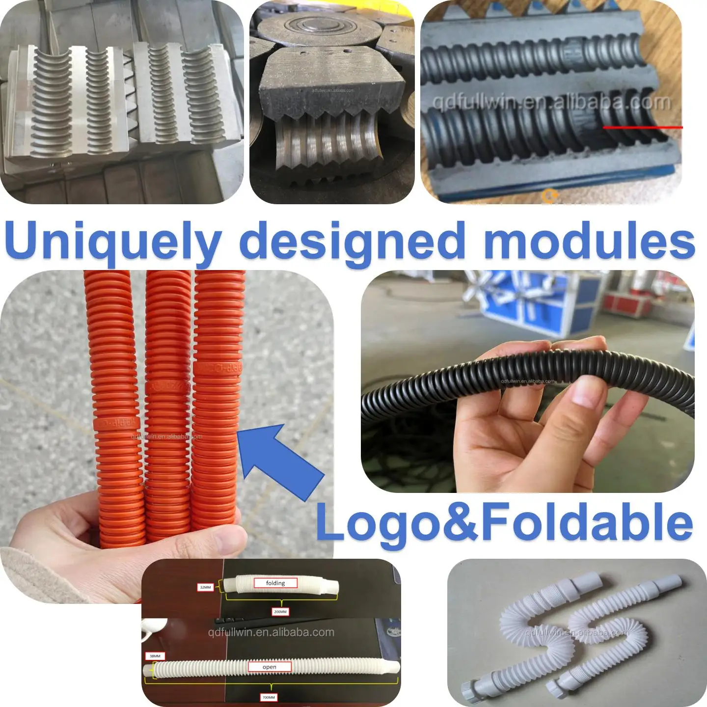 PP PE PVC single wall plastic flexible corrugated pipe production line machines manufacturing machine hoses electricity making