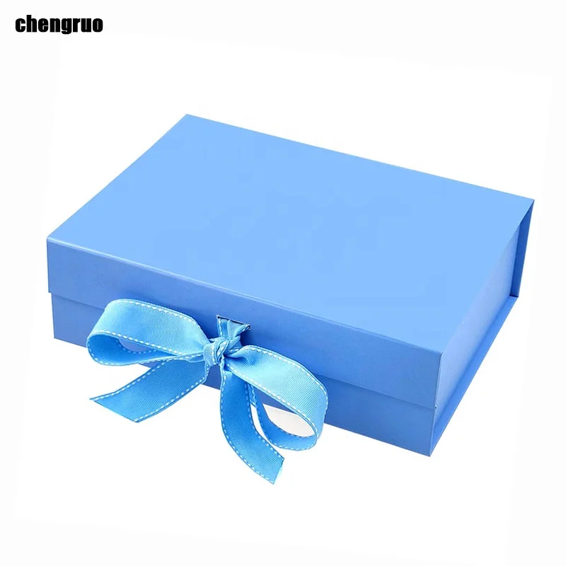 Chengruo Verpakking Caja Cadeau Regalo Papel Men Birthday Box Gift Set Foldable Magnetic Closure Paper Box Packaging