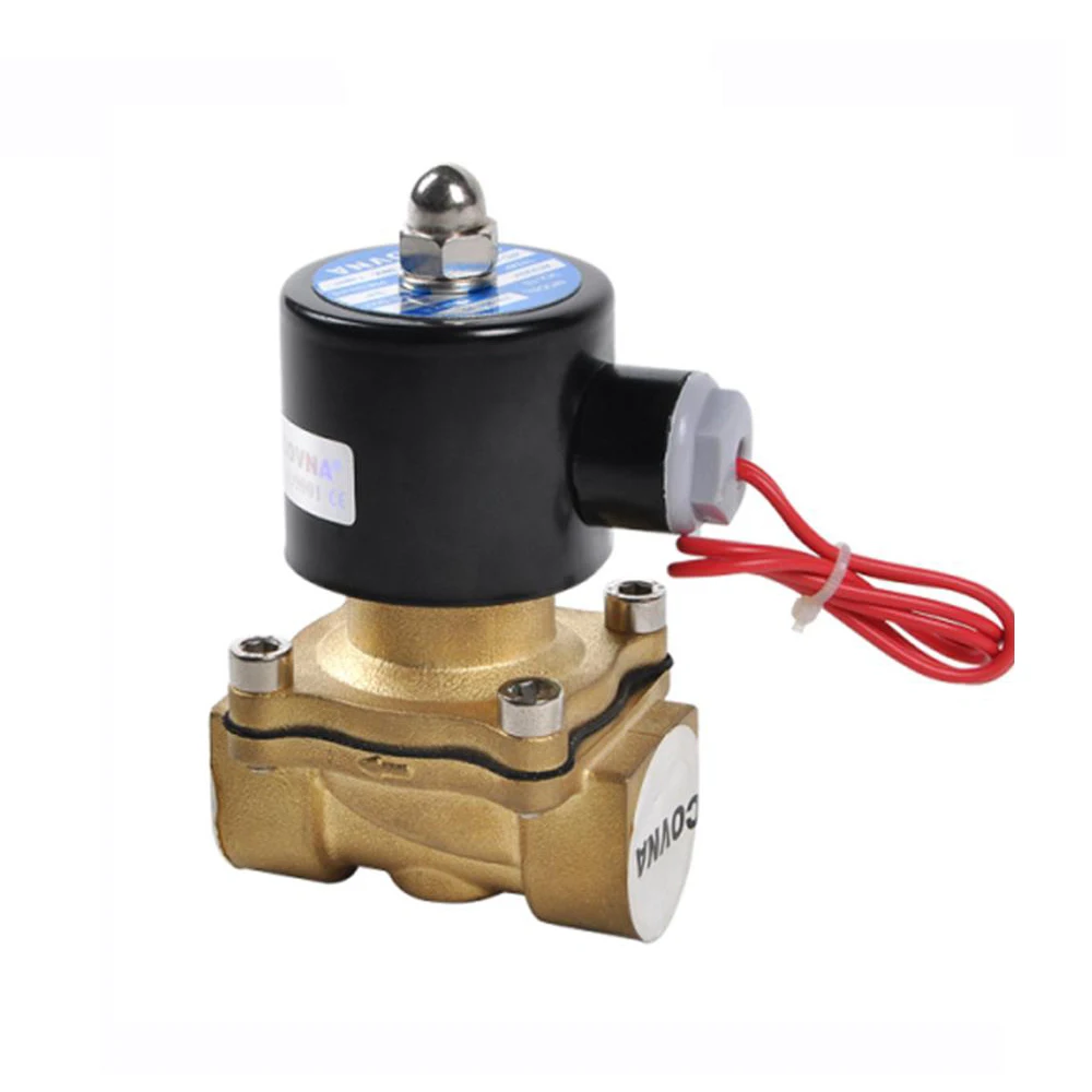 High Pressure Brass Two-position Two-way Diaphragm Solenoid Valve for Oil Water