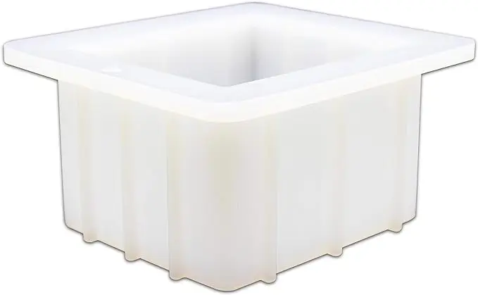 High standard rectangle shape big silicone soap mold , popular design silicone soap mold with food grade