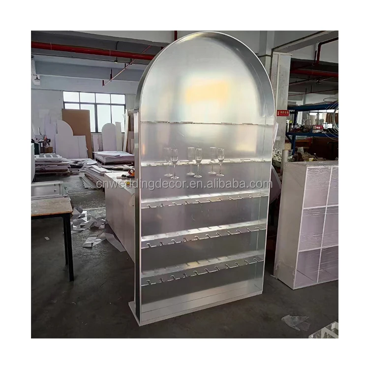 Свадебный фон 6 5 фута полукруглый акриловый для шампанского стены просекко напитки украшения вечеринки