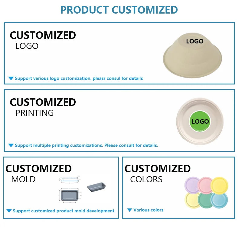 Health First Choice Takeaway Natural  100% Biodegradablesugarcane Bagasse Clamshell Box Disposable Food Containers