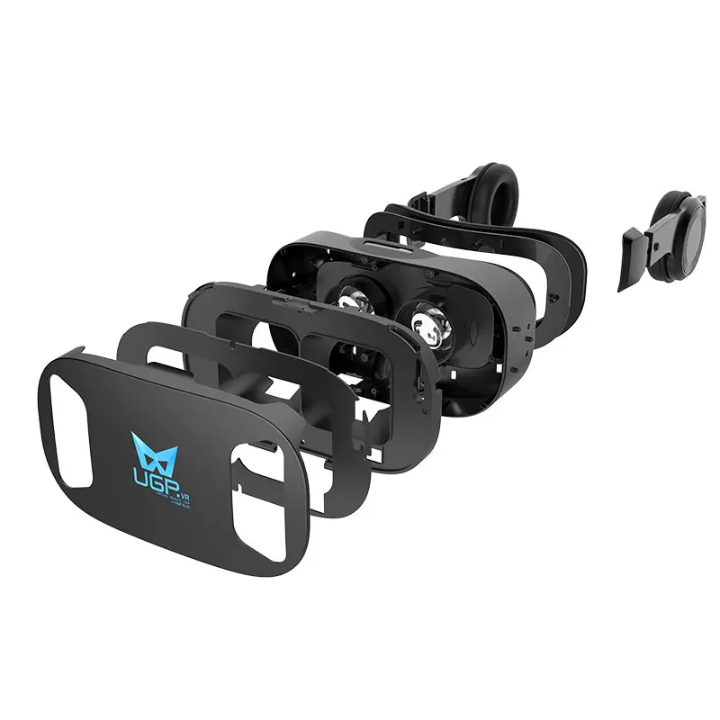 U8 VR очки 3D гарнитура Версия IMAX шлем виртуальной реальности кино игры с наушниками дополнительный