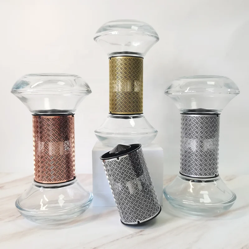 Wholesale custom luxury new design hourglass reed diffuser bottle home aroma scent diffusers