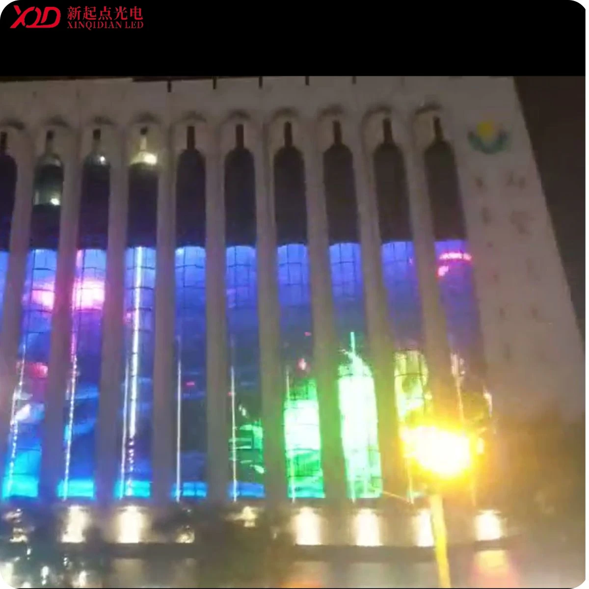 2024 New Customization XQD Waterproof RGB Led Mesh Light Point Wall Advertising Display Screen With Wholesale Of New Products