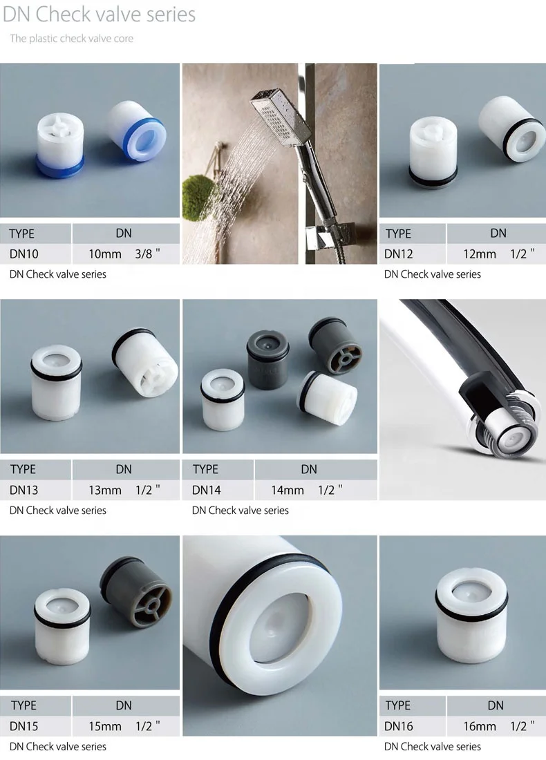 Factory Wholesale Plastic plug check spool, pipe backflow prevention spool, maintain the best flow direction