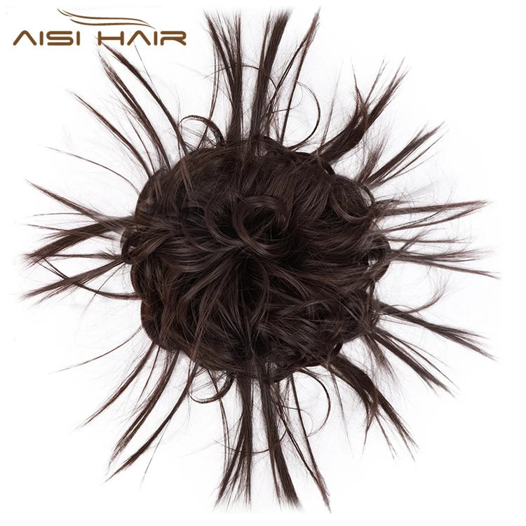 Многоцветный кудрявый шиньон Aisi Hair пучок эластичная лента резинка для конского хвоста удлинитель
