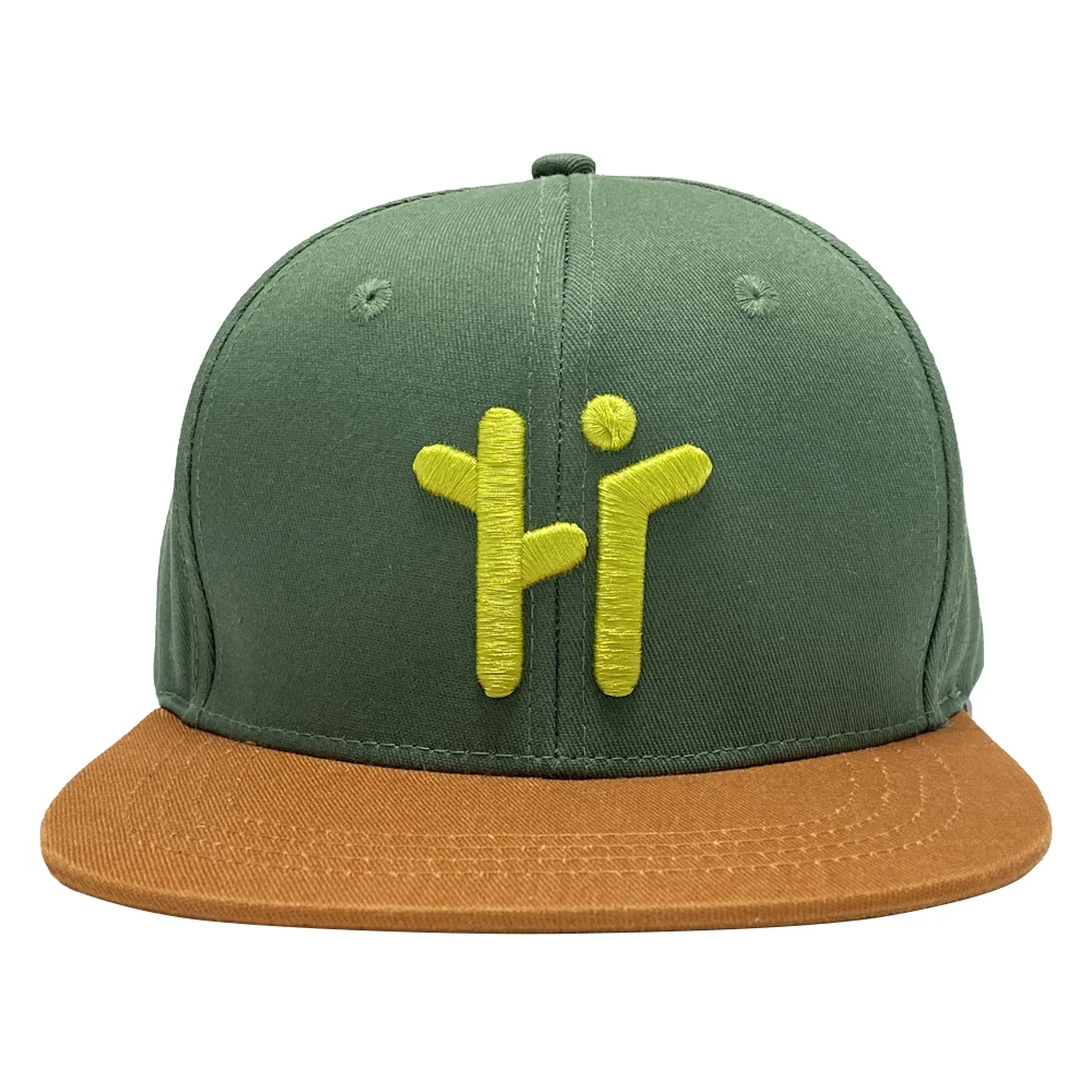 Custom 3D embroidery High Quality Snapback Cap Hip Hop Hat Fitted Cap