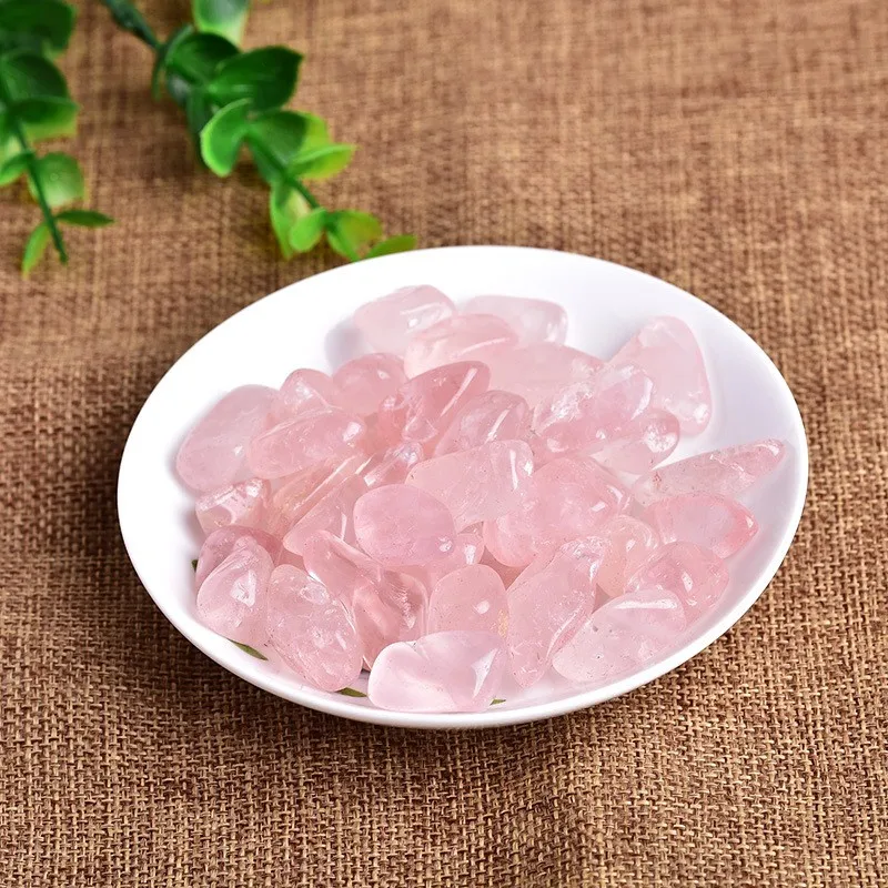 natural crystal chips Stone Gravels Rough Chips bulk rose quartz small size crystal chips