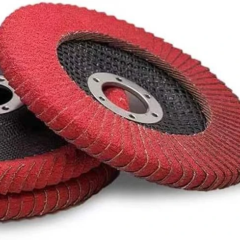 5 Inch ceramic curved edge flap disc Ceramic oxide, 60 Grit, Large Radius
