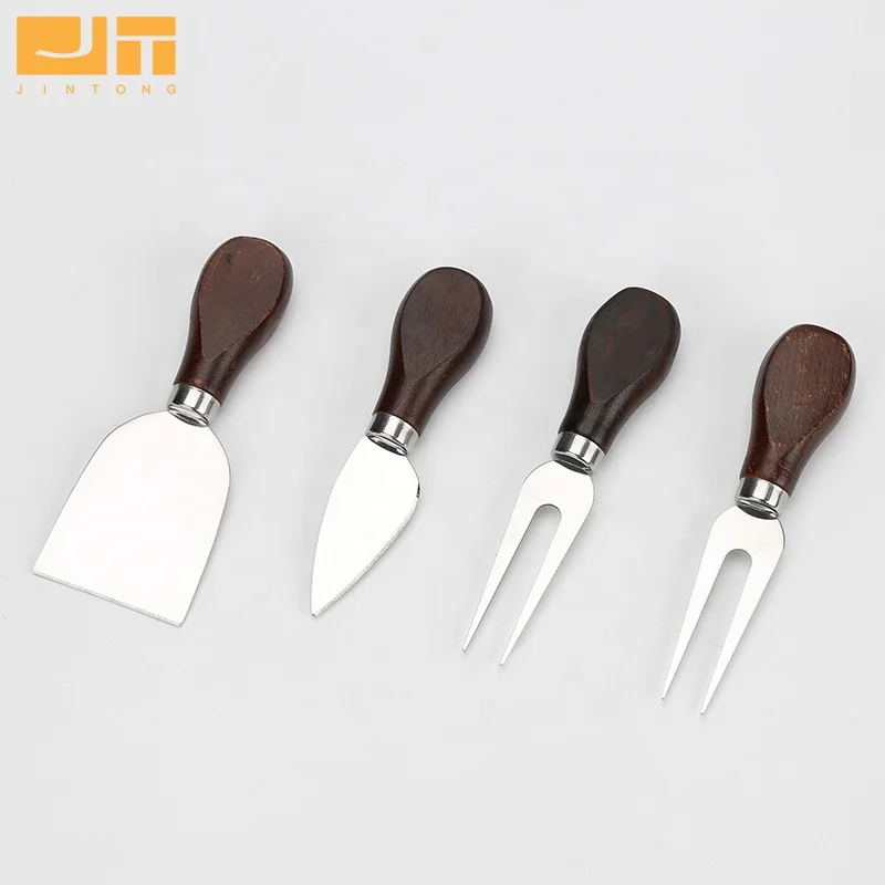 Kitchen Charcuterie Board Bamboo Cheese Platter Tray with Cheese Knives Set