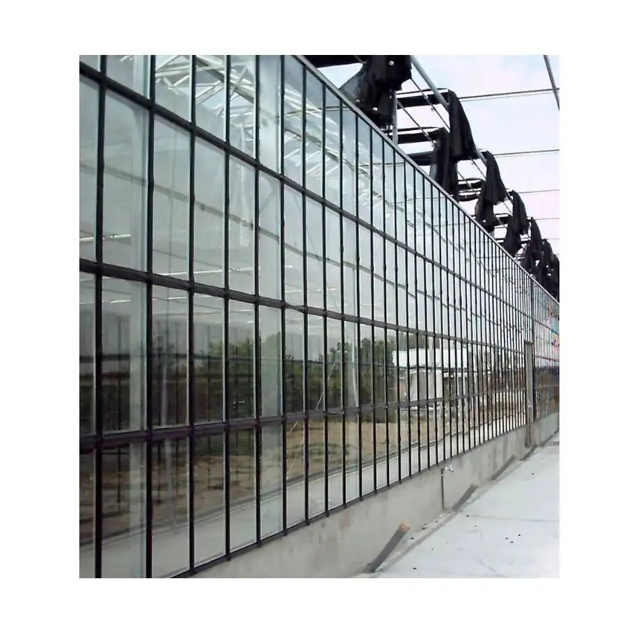 Factory Price Wholesale High Efficient Agricultural Multi Span Glass Greenhouse