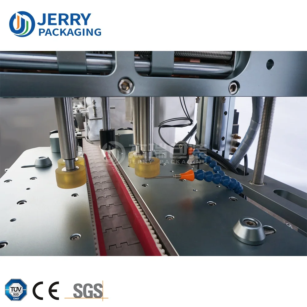 Automatic Linear Four Wheel Round Cap Capper Plastic Bottle Screw Capping Machine