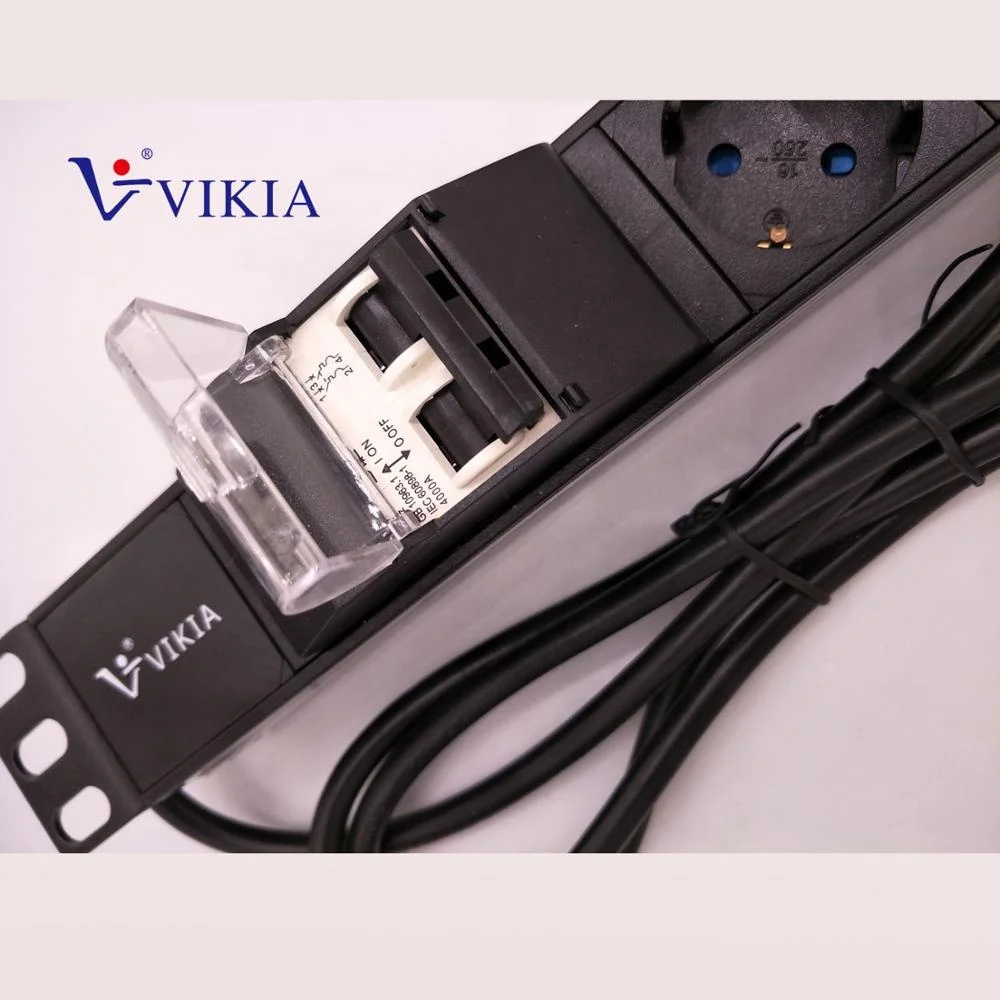 1U German type PDU