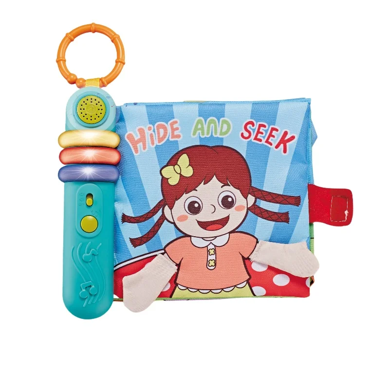 Wholesale New Arrivals Montessori Electronic Cloth Book Early Puzzle Kids Audio Hanging Book Sensory Sound of Music Toys