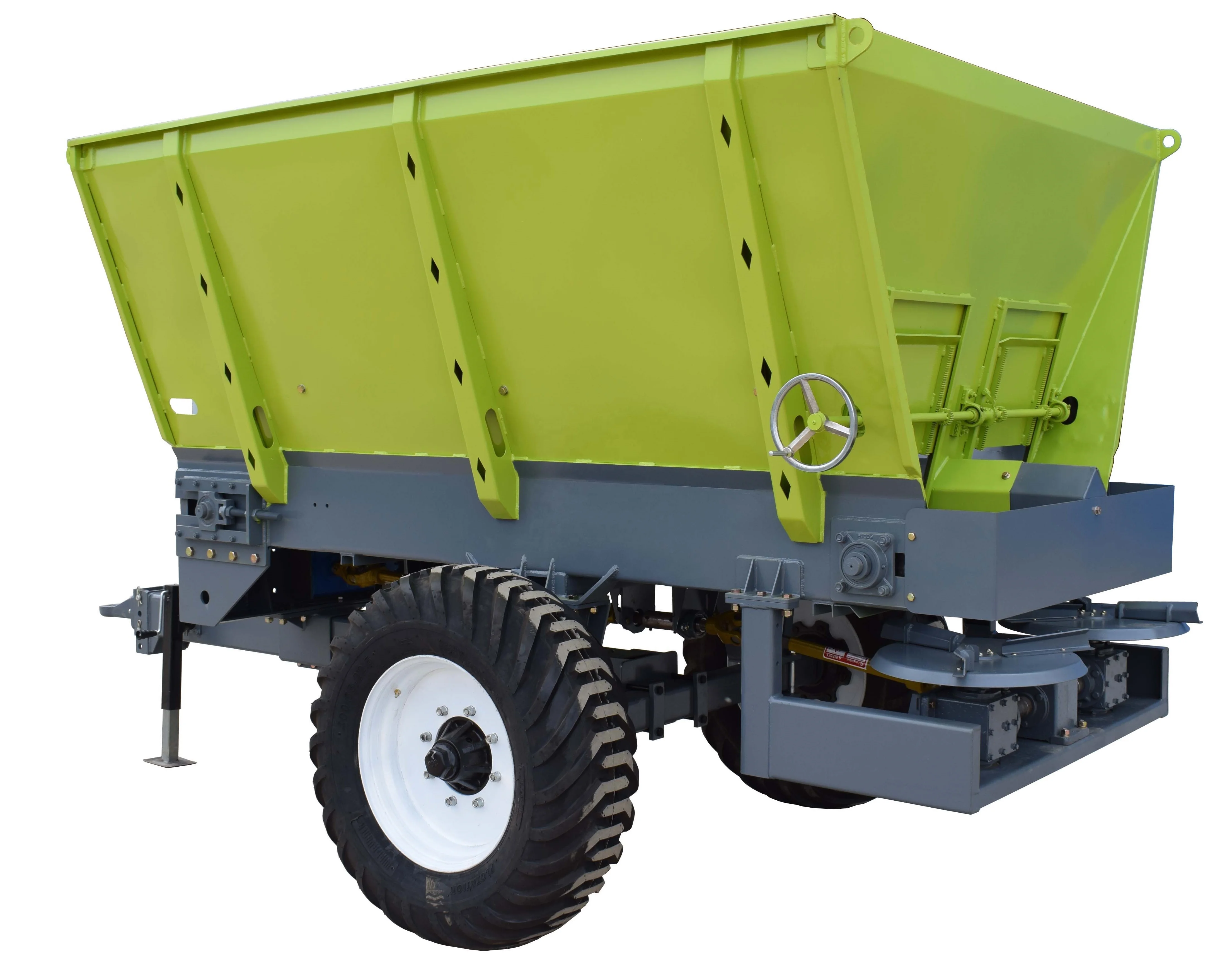 8ton Tractor trailed barnyard manure spreader and distributor