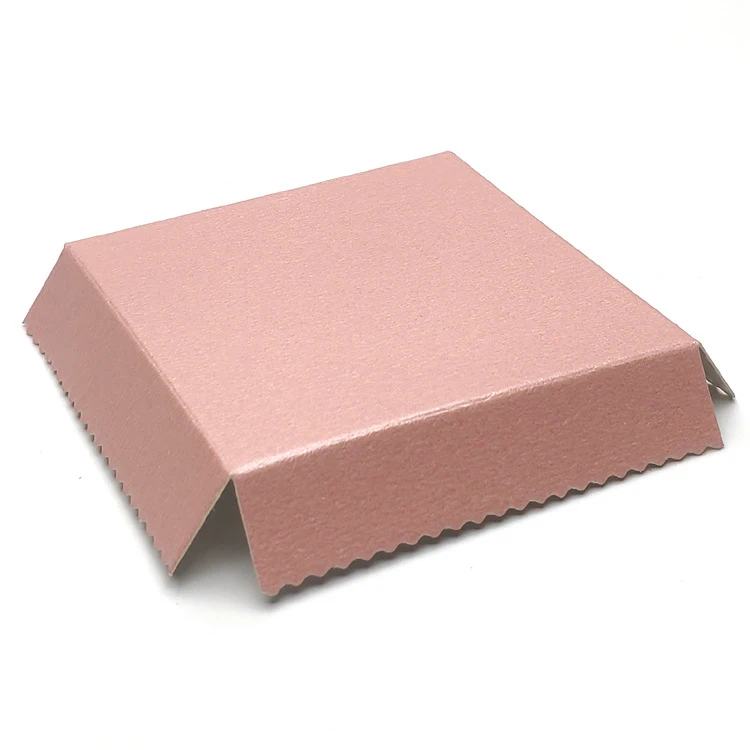 Custom clear packaging cake acetate box with white paper insert