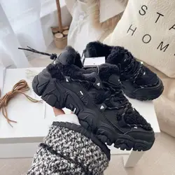 Новые дизайнерские Брендовые женские шерстяные прогулочные ботинки, зимние теплые женские ботинки для отдыха и снега, спортивная обувь