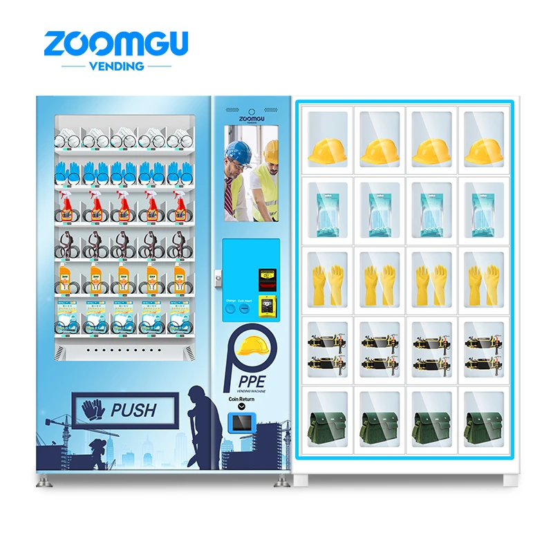 Zoomgu Professional Manufacture Touch Digital Screen Vendor PPE Vending Machine