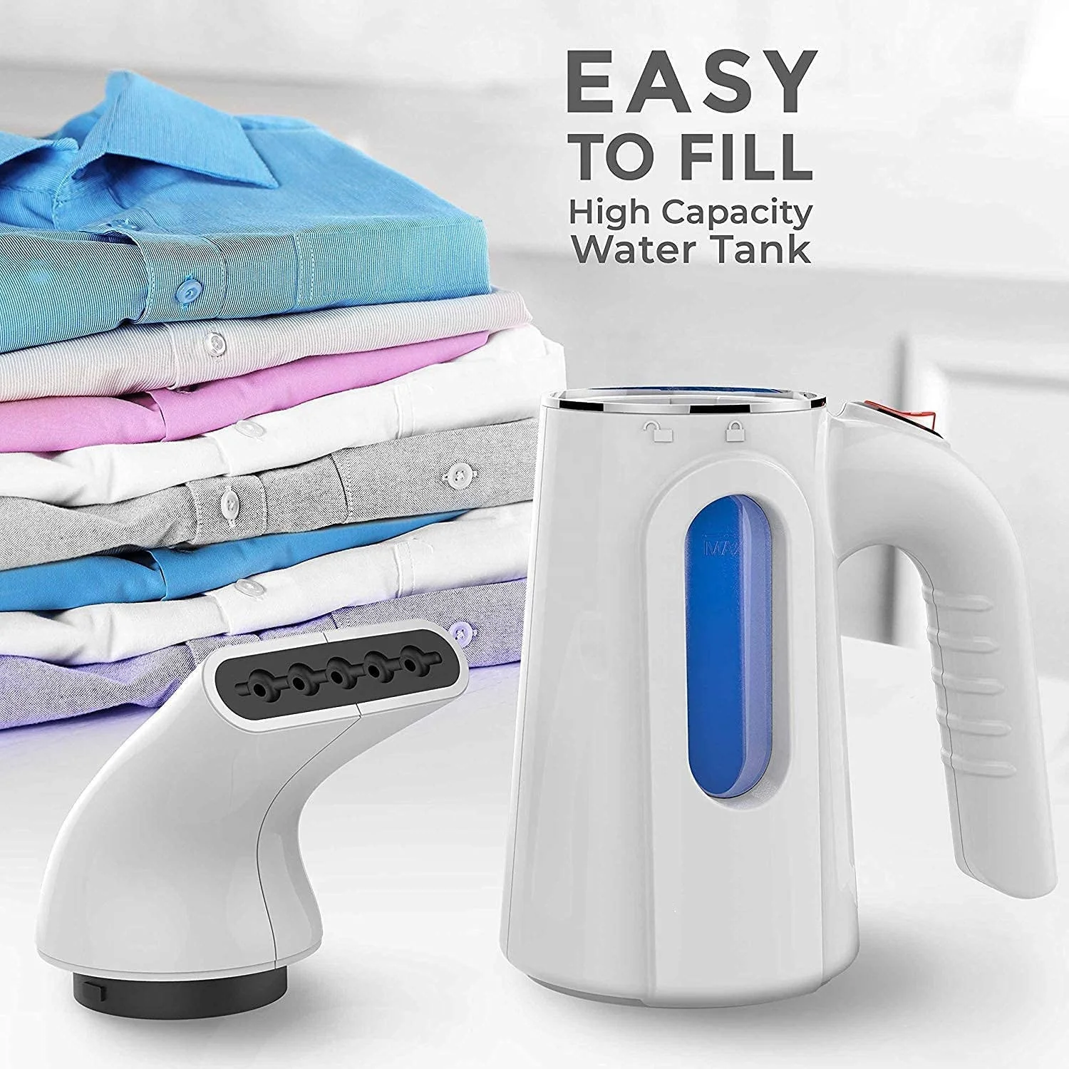 Portable Garment Wrinkle Remover for Travel and Home Use Handheld Steam Iron