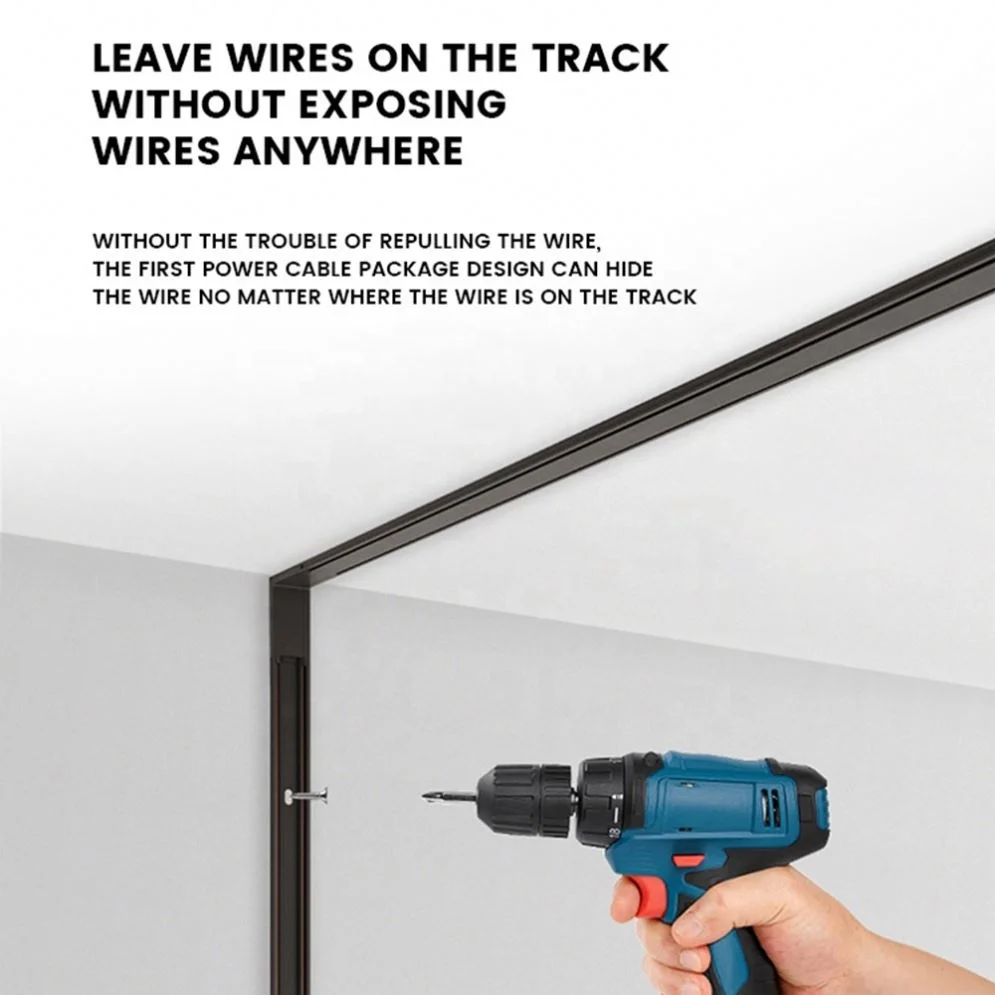 Indoor Shop Art Gallery Lighting System 7W 12W 20W Magnetic Led Track Light For Commercial