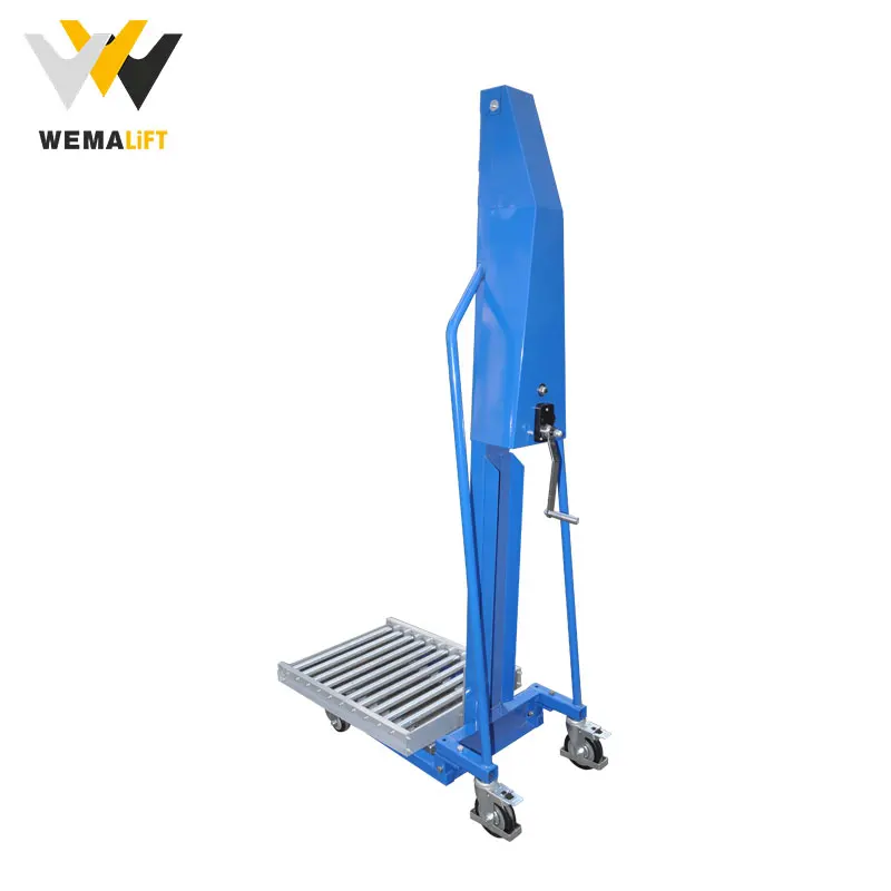 Foldable shop crane hydraulic workshop cranes