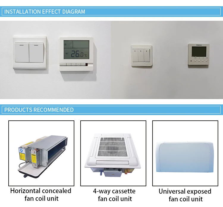 New fan coil control unit temperature control high -quality digital fan coil constant thermostat