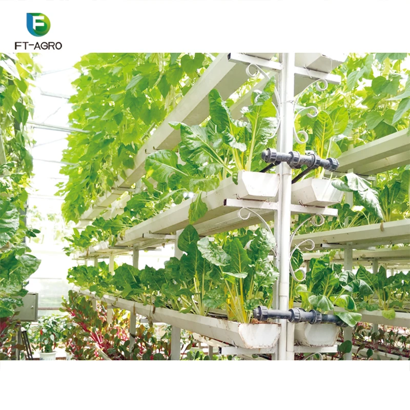 Гидропонная система водосточных желобов NFT с индивидуальным дизайном для
