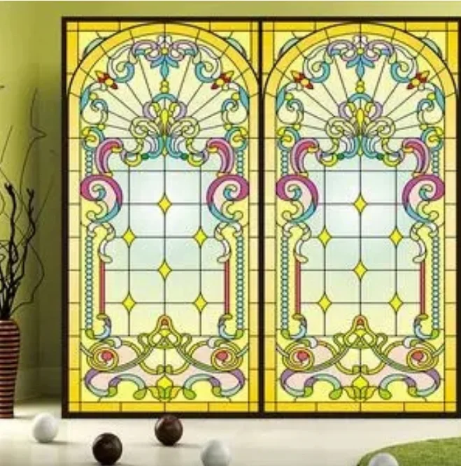Customized European for Church and Buildings Tiffany Style Handcraft  Panel Wall Stained Glass Window