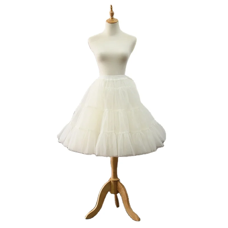 2022 Lolita bustle crinoline underskirt 4 hoop petticoat with great price