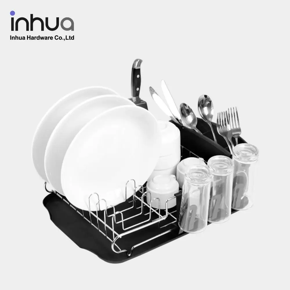 
Factory manufacturer amazon hot -sale single-layer kitchen stand stainless dish rack 