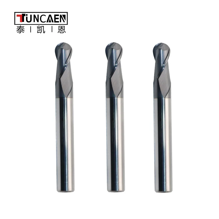 HRC65 CNC Solid Carbide End Mills 6mm diameter tungsten carbide cnc ball nose end mill for high-hard steel