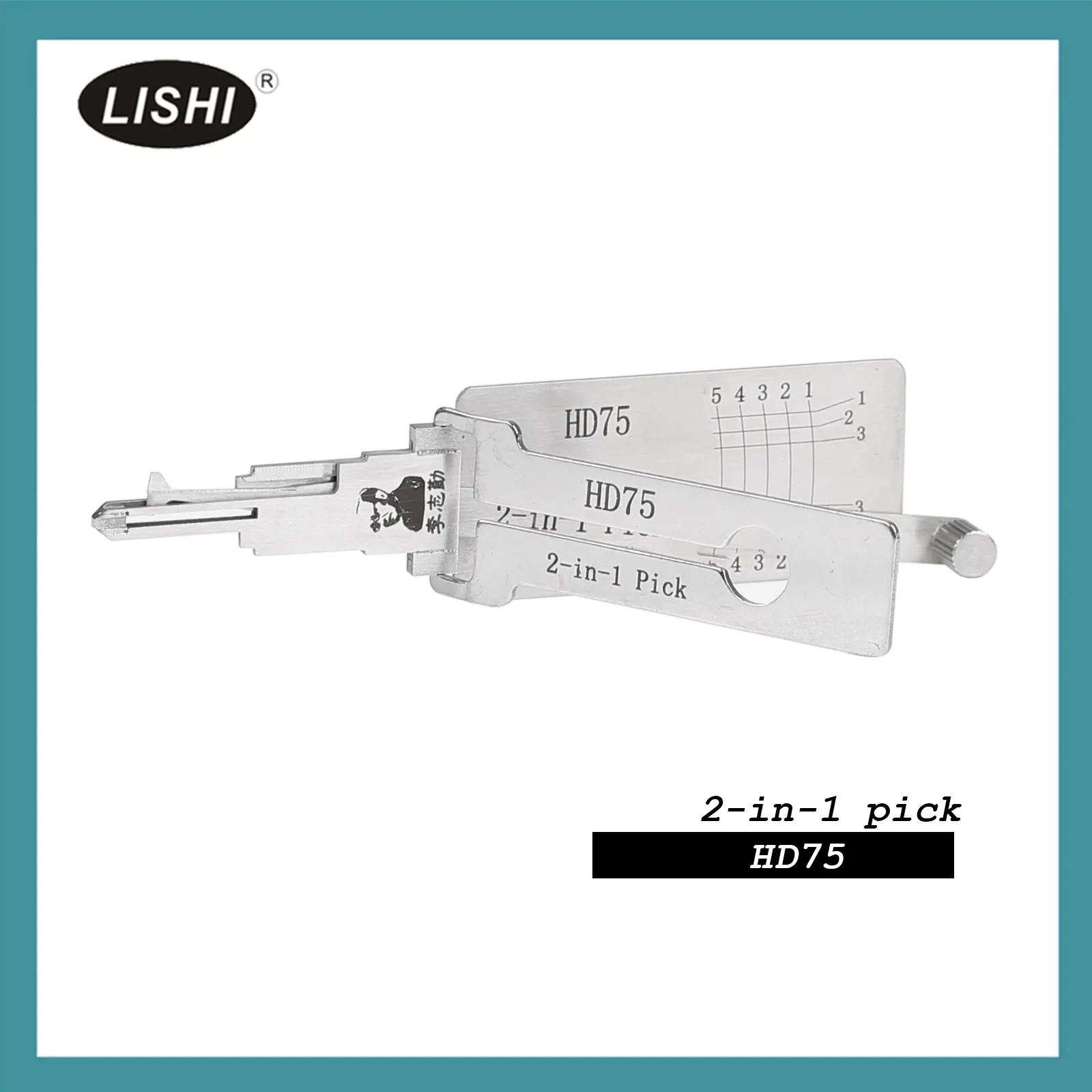 Новый 2022 LISHI HD75 плоский фрезерный мотоциклетный правый паз 2-в-1 инструмент