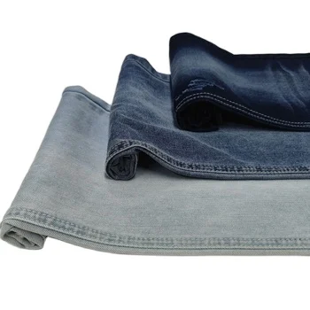 Dark bule warp indigo weft цвет заказной джинсовой ткани рулон 100% хлопок индиго Джинсовая ткань оптом los angeles