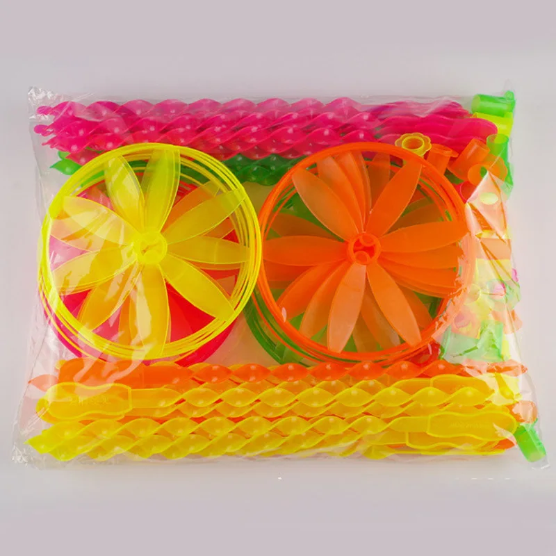 hot sale Creative hand - propelled flying saucer bamboo dragonfly children toys