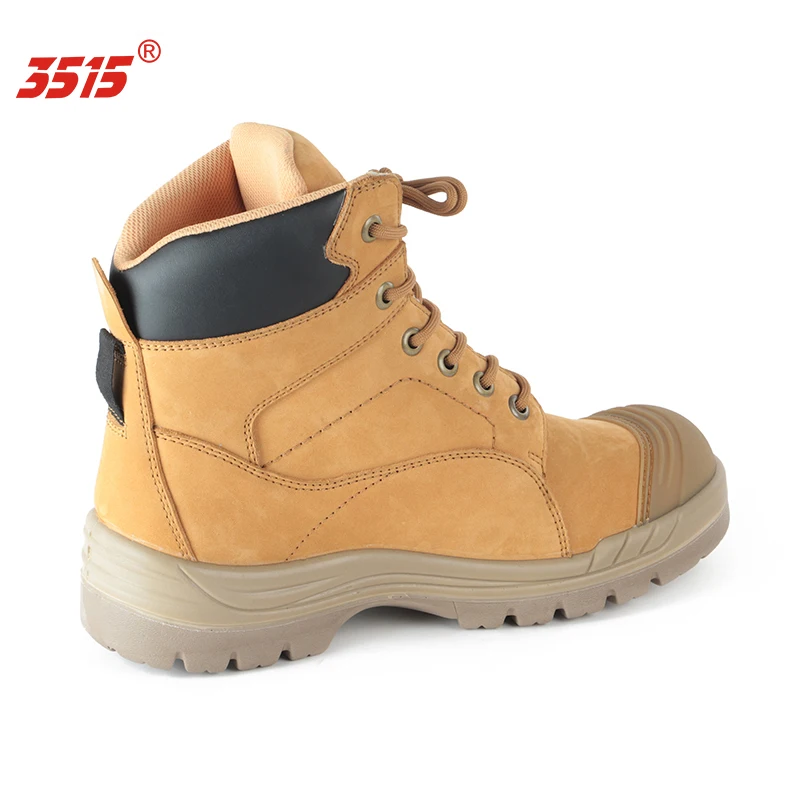 3515 Wholesale Castom  Ceather Upper Working Safety Boots Safety Shose