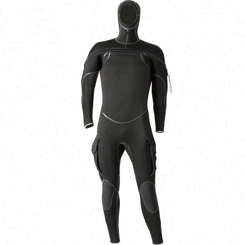Wholesale Custom Full Wetsuits 7Mm Manufacturer 3Mm Adhesive Wetsuit 5Mm Neoprene Diving For Men One Piece 15 Diving Suit