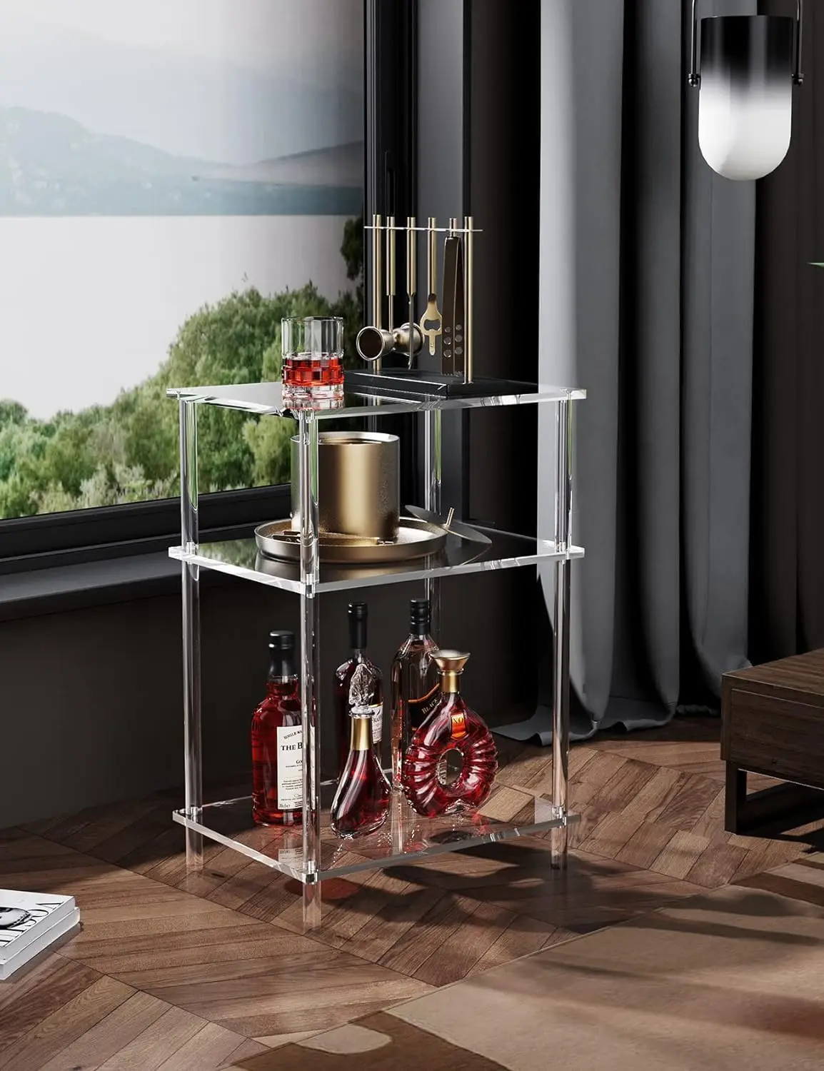 acrylic shelf