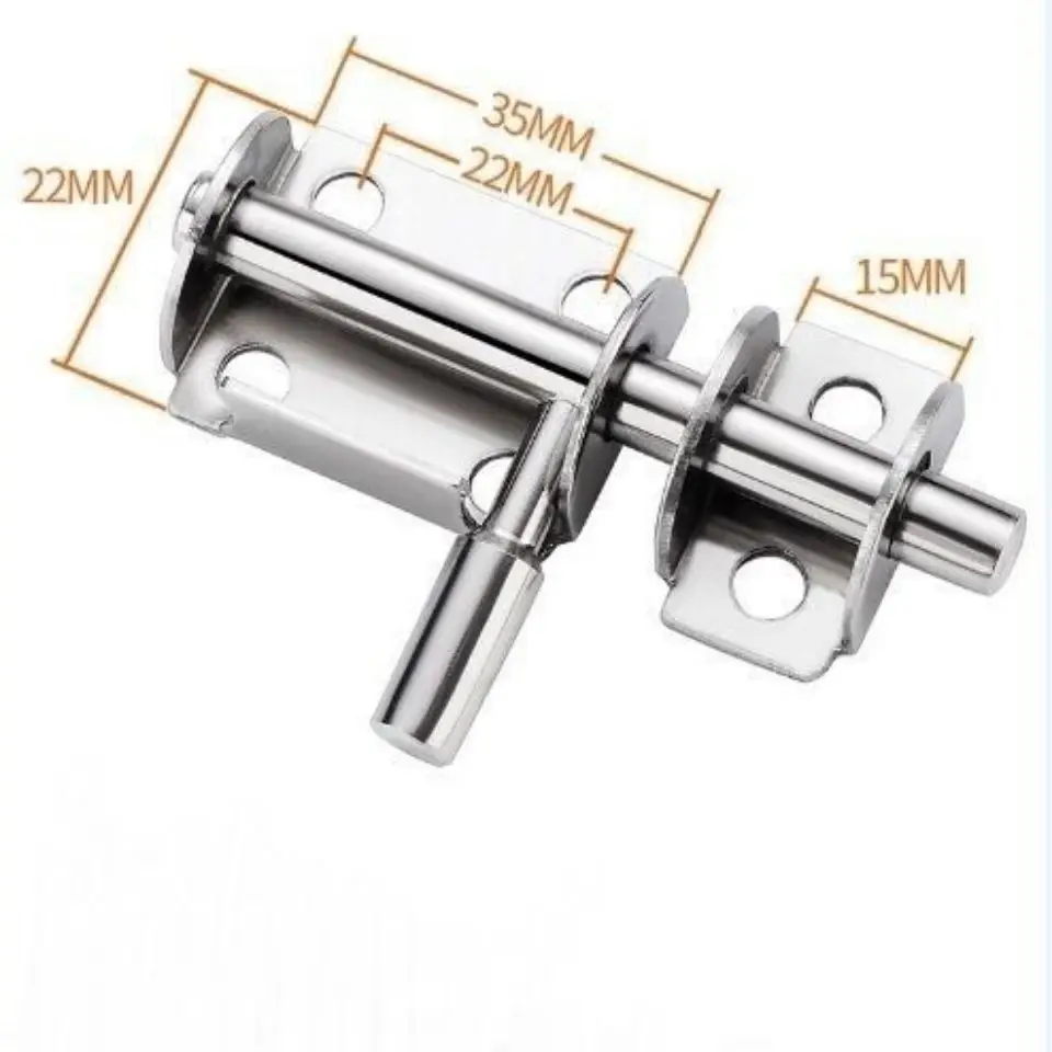 304 из нержавеющей стали деревянные двери и окна Противоугонный Болт замок, утолщенный открытый дверной болт для ванной комнаты