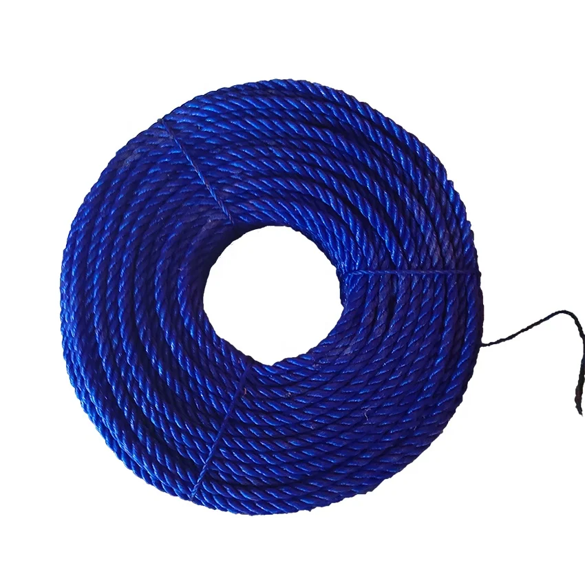 Factory Wholesale High Tenacity PE Polyester Nylon Polypropylene Plastic Twisted Braided Baler Thread Line Twine Fishing Rope