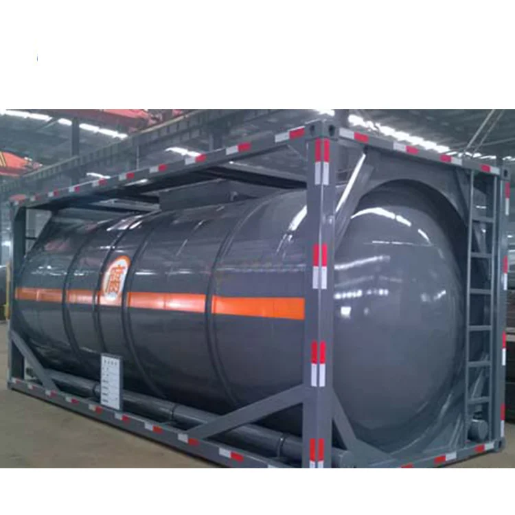iso standard 20 foot Chemical liquid caustic soda tank containers